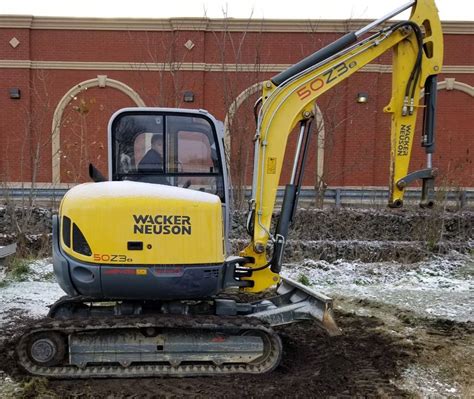 wacker neuson 50z3 mini excavator|Wacker Neuson Mini Excavator Specs .